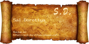 Sal Dorottya névjegykártya